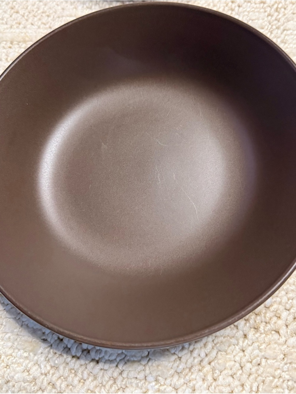 IKEA Dinero Brown set of 4 10” dinner plates and matching 9” bowls